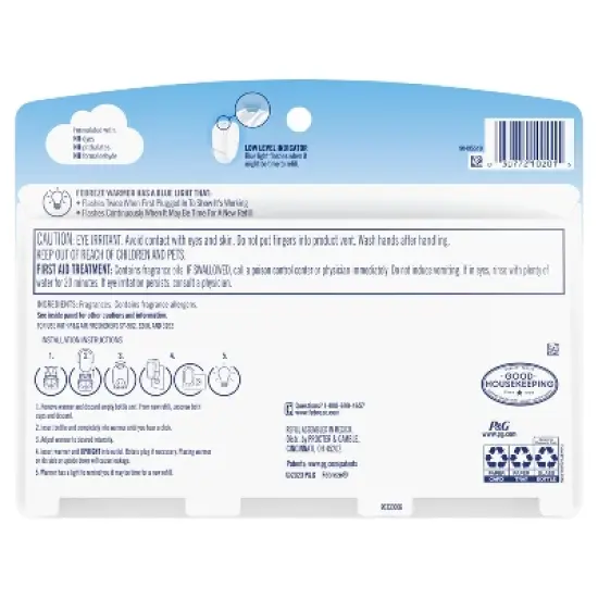 Febreze Odor-Fighting Fade Defy Plug Air Freshener Refill - Winter - 2.61 fl oz/3pk image {10}