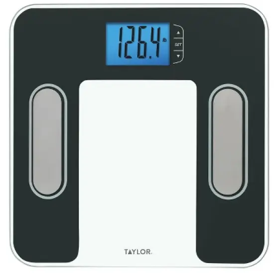 Taylor Body Composition Scale Black with Muscle Mass, Water & Fat Indicators image {6}