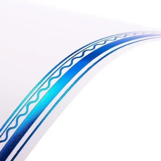 Best Paper Greetings 50 Pack Blue Foiled Blank Certificate Sheets, 2024 Graduation Diploma Award Papers for Printer, 8.5 x 11 in image {3}