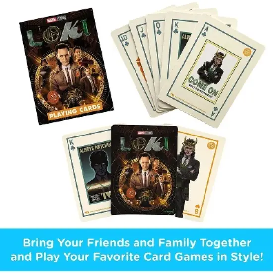 Aquarius Puzzles Marvel Loki Playing Cards image {1}