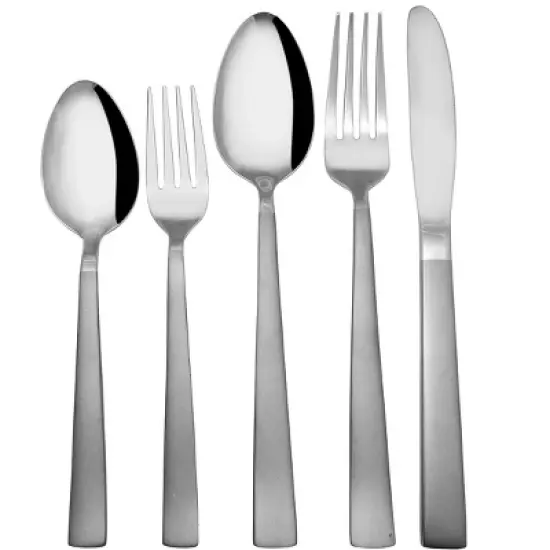 Sol Living 20pc Stainless Steel Silverware Set Service for 4 image {7}