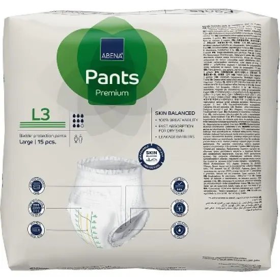 Abena Pants, Premium Protective Underwear, Level 3 Maximum Absorbency (Medium To Extra Large) image {1}