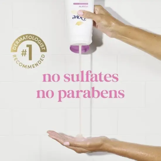 Dove Renew Body Wash Pump Peony & Rose Oil Nourishing 24hr Lotion-Soft Skin - 30.6 fl oz image {6}