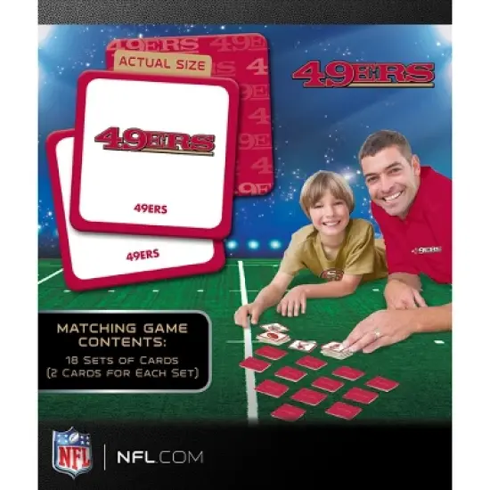 MasterPieces Officially Licensed NFL San Francisco 49ers Matching Game for Kids and Families image {3}