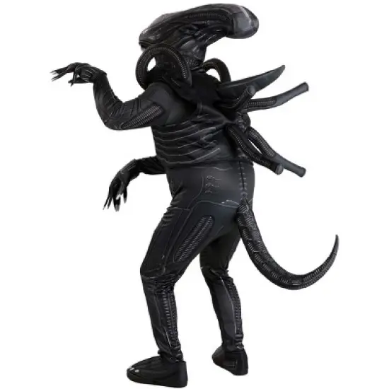 HalloweenCostumes.com Plus Size Premium Xenomorph Halloween Costume | Adult Alien Jumpsuit Realistically Detailed For Cosplay image {15}