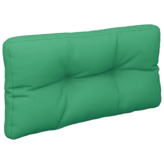 vidaXL - Green Outdoor Pallet Cushion in Fabric with Hollow Fiber Filling, Water Repellent and Durable, 27.6" x 15.7" x 4.7" Dimensions image {10}