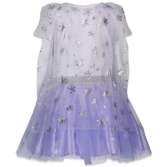 Disney Frozen Elsa Girls Cosplay Costume Gown and Headband Toddler to Big Kid  image {7}