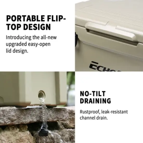 35Qt New Gray Colored Insulated Box image {6}