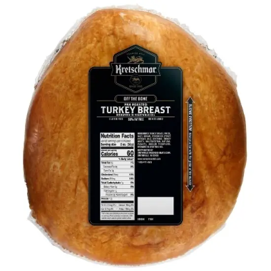 Kretschmar Pan Roasted Turkey Breast - Deli Fresh Sliced - price per lb image {2}