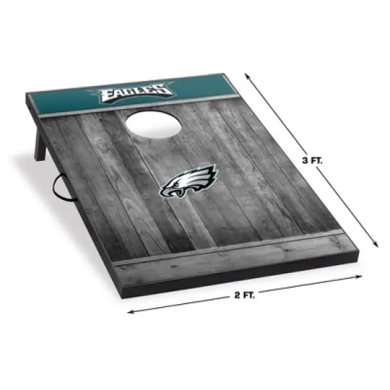 NFL Philadelphia Eagles 2'x3' Cornhole Board - Gray image {1}