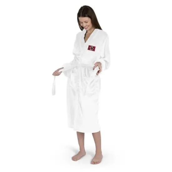 NCAA Boston College Eagles White Out Silk Touch Robe Small/Medium image {1}