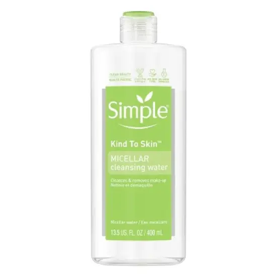 Simple Micellar Cleansing Water - Unscented - 13.5 fl oz image {1}