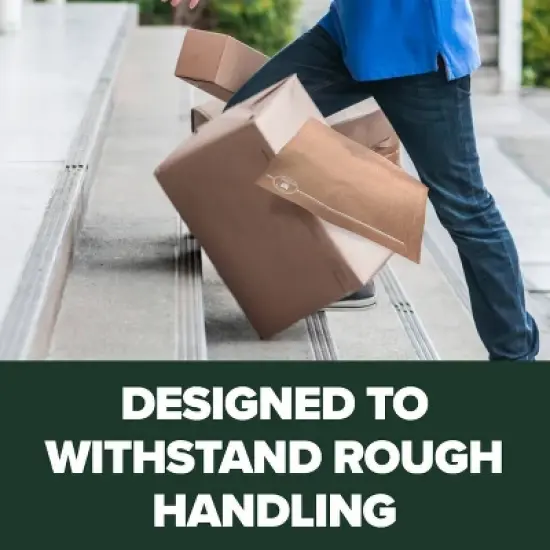 Scotch Curbside Recyclable Mailer Size 4 Brown: Self-Adhesive Shipping Envelopes, 13.5" x 9.5", Paper Material image {5}