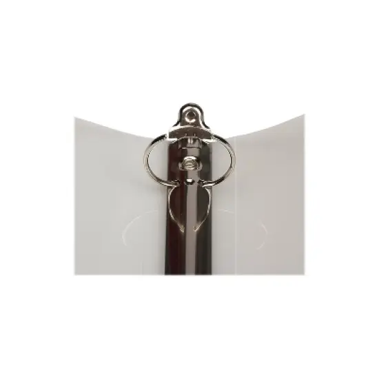 JAM Paper Plastic 1" 3-Ring Binder Clear 751T1CL image {5}