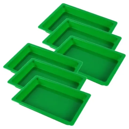 Romanoff Small Creativitray&reg;, Green, Pack of 6 image {3}
