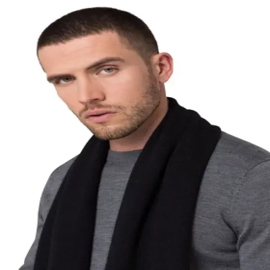 Style Republic Men's 100% Pure Cashmere Winter Scarf image {5}