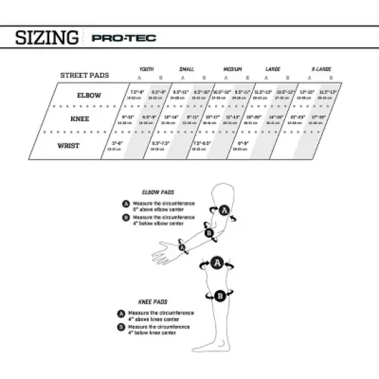 Pro-Tec Street Elbow/Knee Pad Combo Pack Red, White, Black Large image {2}