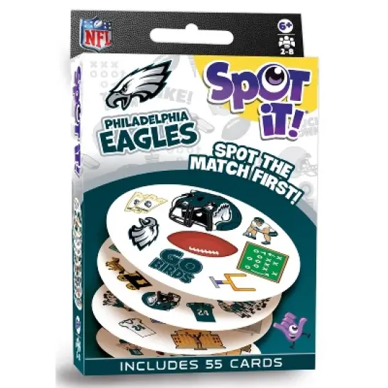 MasterPieces Officially Licensed NFL Philadelphia Eagles Spot It Game for Kids and Adults image {1}