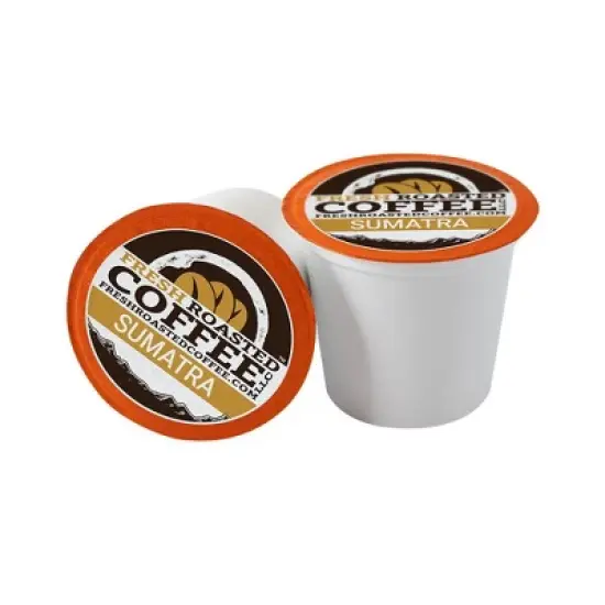 Fresh Roasted Coffee - 48 CT Sumatra Mandheling Medium Roast Single Serve Pods image {1}
