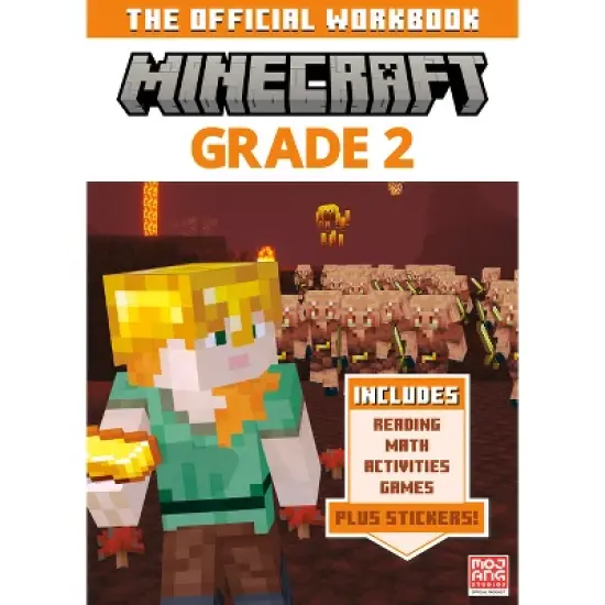 Official Minecraft Workbook: Grade 2 - (Minecraft Workbooks) by  Random House (Paperback) image {1}
