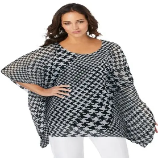Jessica London Women&rsquo;s Plus Size Caftan Top image {4}