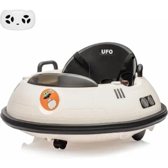 12V Ride-On Bumper Car for Toddlers, Electric Kids Car with Remote Control, Safety Belt, Music, Flashing Lights, 360&iexcl;&atilde; Spin image {10}