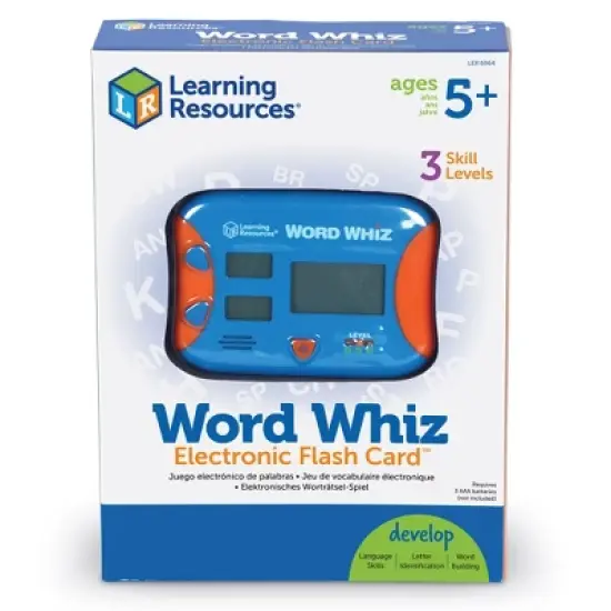 Learning Resources Word Whiz Electronic Flash Card, Grades K+ image {2}
