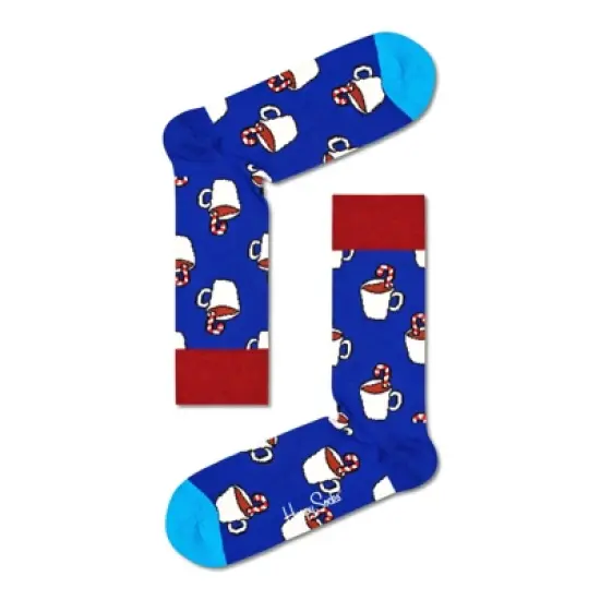 Happy Socks Adult Candy Cane Cocoa Sock image {1}