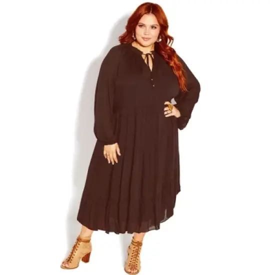 Women's Plus Size Avery Dress - black | STARLING REINE image {3}