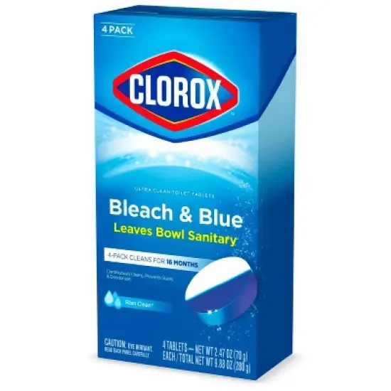Clorox Rain Clean Scent Ultra Clean Toilet Tablets - 2.47oz/4ct image {6}
