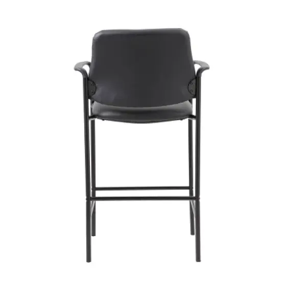 Stool with Arm Black- Boss Office Products image {4}