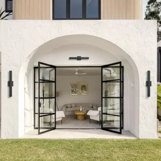 LamQee Aluminum Long Outdoor Wall Light Integrated LED Waterproof Linear Modern Exterior Lighting Fixtures Wall Mount Outside Sconce image {8}