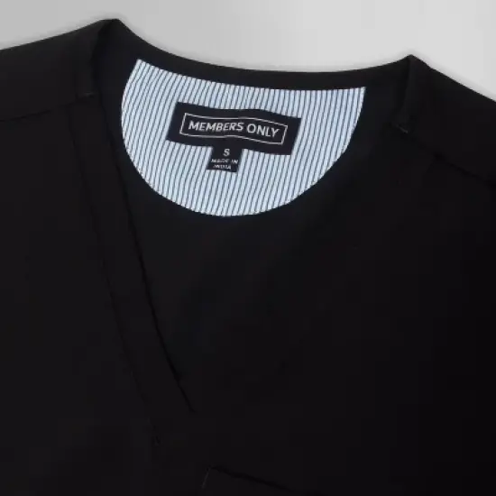 Members Only Palermo V-Neck Scrub Top for Women With Zipper Pocket image {6}