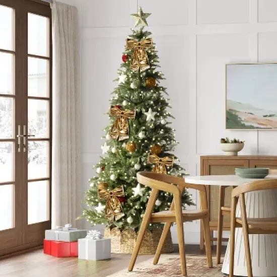 20" Christmas Metalic Bow Gold - Wondershop™ image {1}