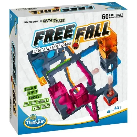 Ravensburger ThinkFun FreeFall Logic and Skill Board Game: Educational Creative Thinking, 1+ Players, Includes Game Pieces & Balls image {2}