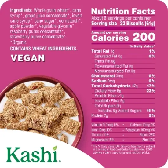 Kashi Organic Berry Fruitful Breakfast Cereal - 17.2oz image {6}