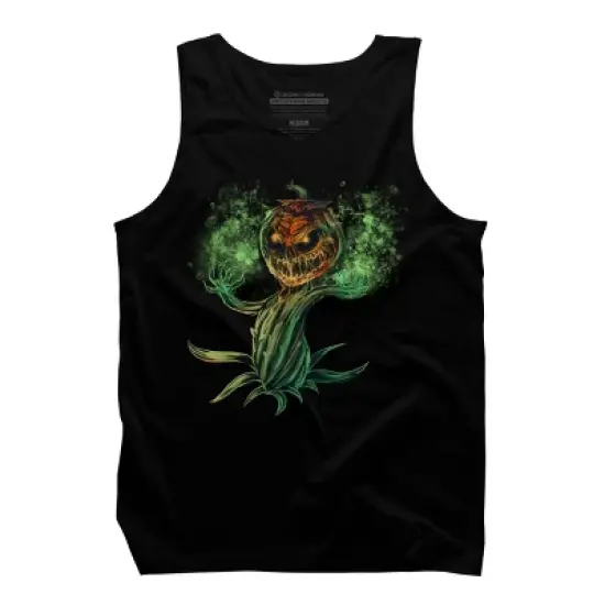 Men's Design By Humans Halloween Pumpkin Fun T-Shirt for Men Women By Dzuu Tank Top image {4}