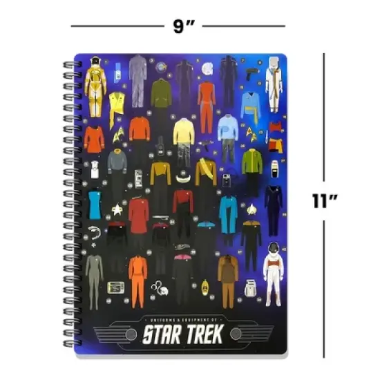 Crowded Coop, LLC Star Trek Uniforms & Equipment Hardcover Notebook image {4}