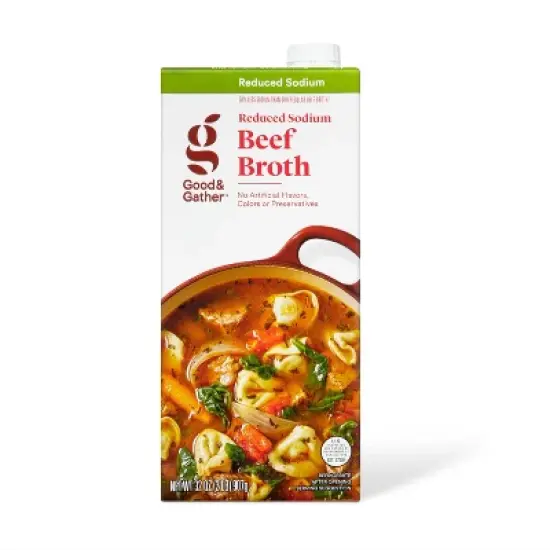 Reduced Sodium Beef Broth - 32oz - Good & Gather&trade; image {3}