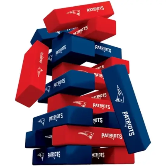 MasterPieces Real Wood Block Tumble Towers - NFL New England Patriots image {2}