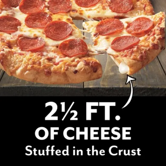 DiGiorno Pepperoni Frozen Pizza with Cheese Stuffed Crust - 22.2oz image {7}