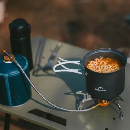 Naturehike 4 in 1 Premium Camping Cookware Set &ndash; Lightweight Aluminum Pots with Multi-Use Lids,Upgraded Handle,Compact & Space-Saving(Only 1.32 lbs) image {6}