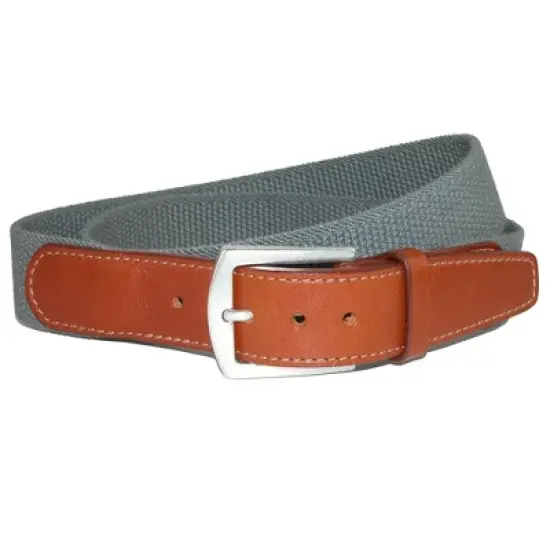 CrookhornDavis Men's Newport Pique Cotton Woven Elastic Belt image {7}