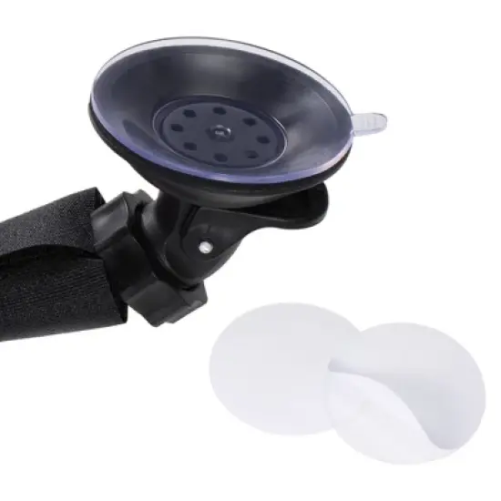 Unique Bargains Suction Cup Braid Gradient Helmet Decor Ponytail 22.83" image {4}