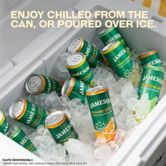 Jameson Whiskey Lime RTD - 4pk/355ml Cans image {2}