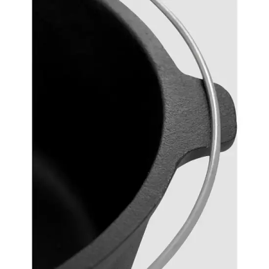 EXCELSTEEL 446 8.25QT CAMP DUTCH OVEN WITH HANDLES image {1}