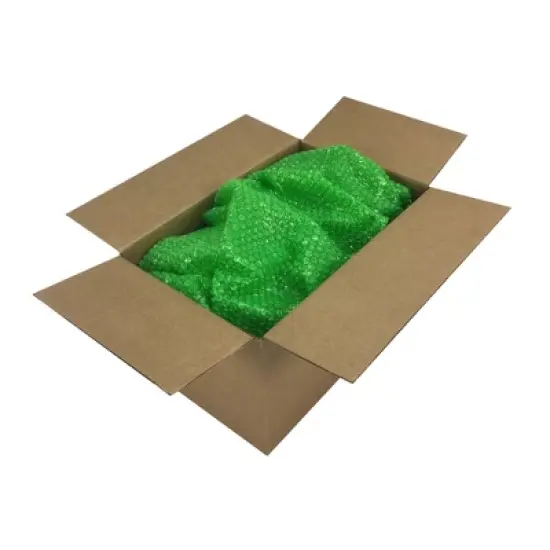 UBMOVE Small Green Bubble Roll Wrap 12" x 120', Perforated Every 12" image {4}
