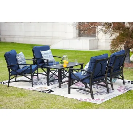 6pc Outdoor Seating Group with Cushions - Patio Festival
 image {10}