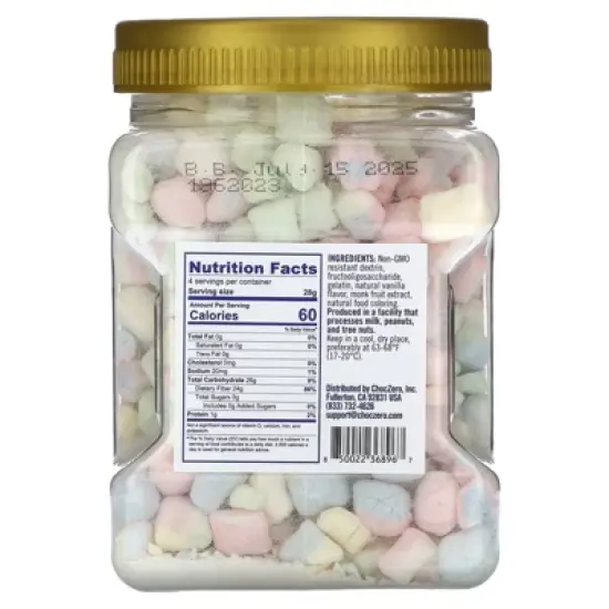 ChocZero Freeze Dried S'mallows, Vanilla, 4 oz  (112 g) image {1}