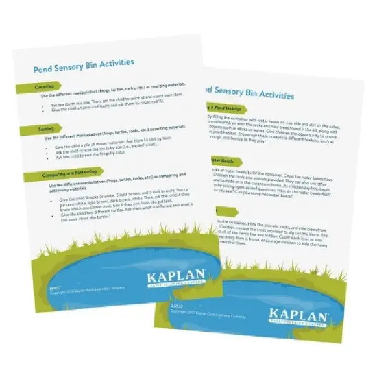 Kaplan Early Learning Pond Habitat Sensory Bin image {2}